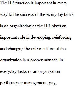 HR function important